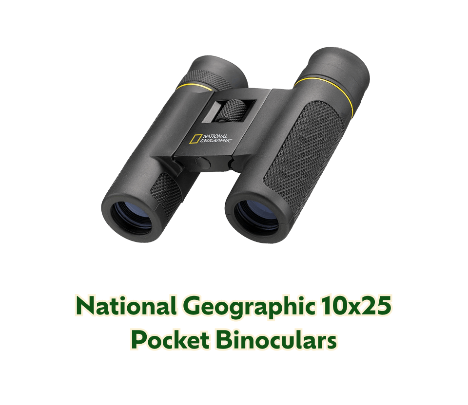National Geographic 10x25 Pocket Binoculars