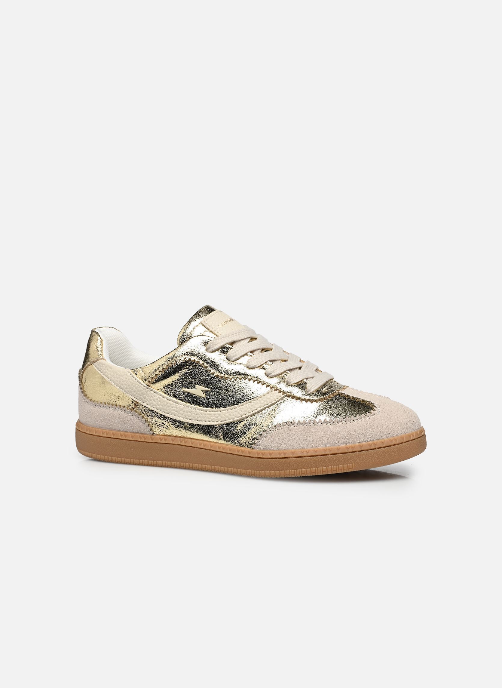 Vanessa Wu Sneakers basse Aura Gems donna oro e bronzo