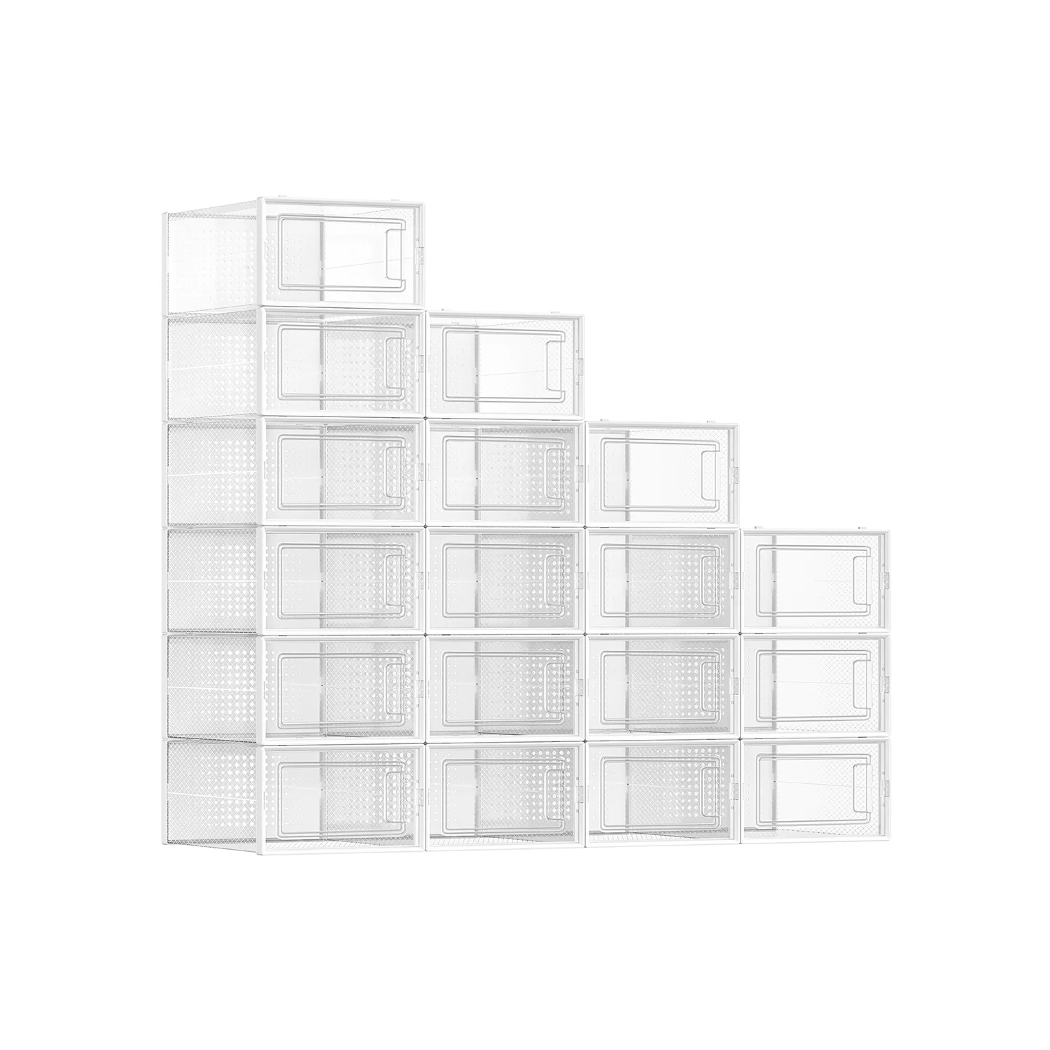 Image of Scatole Porta Scarpe Pieghevoli e Impilabili