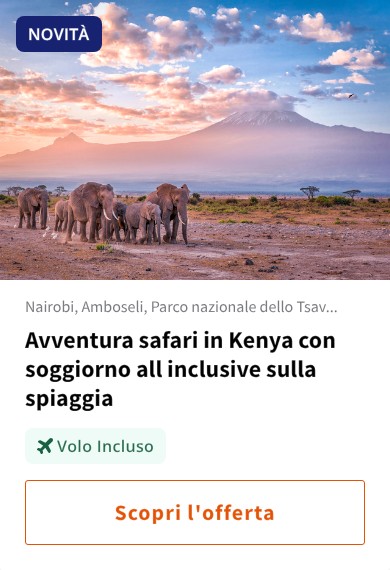 Avventura safari in Kenya con soggiorno all inclusive sulla spiaggia
