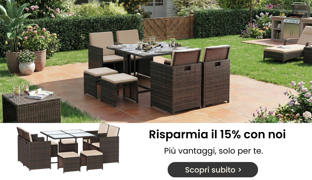 Risparmia il 15% con noi