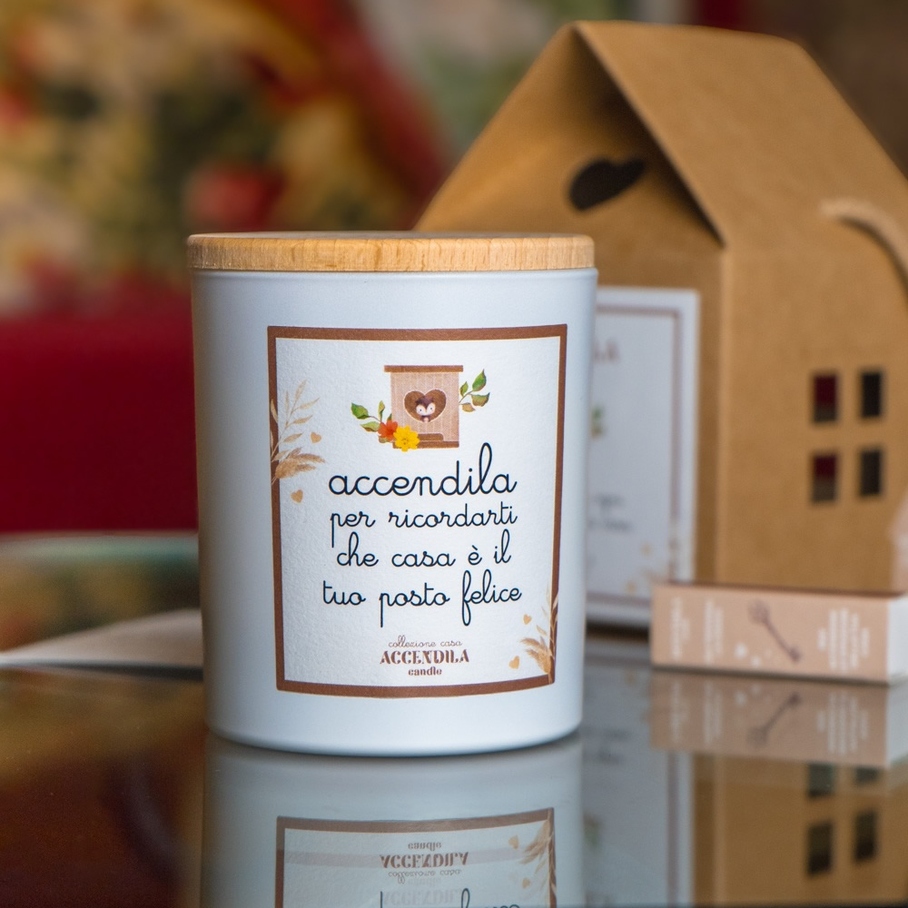 Image of CANDELA ACCENDILA CASA POSTO FELICE PROFUMO DI CASA