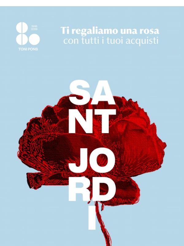 Buon Sant Jordi! Ti regaliamo una rosa con tutti i tuoi acquisti 🌹🐉