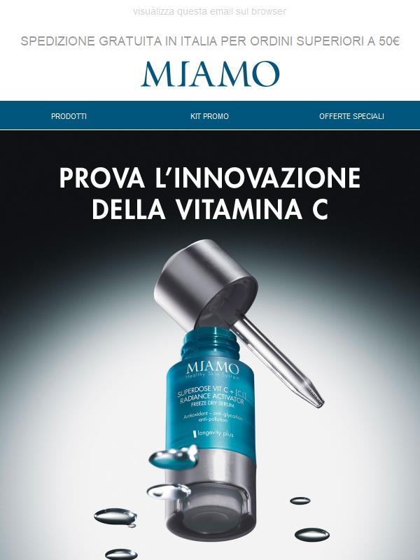 SCOPRI L'INNOVAZIONE DELLA VITAMINA C FREEZE DRY 🧡