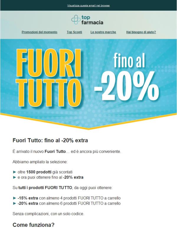 🔥 Fuori Tutto: fino al -20%