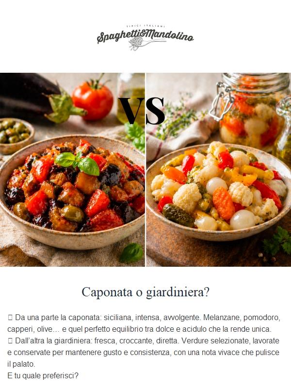 Team caponata o team giardiniera?