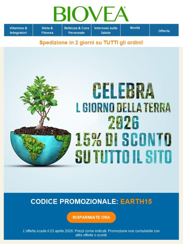 Avviso di Risparmio Verde: Risparmi Sostenibili per la Giornata della Terra!