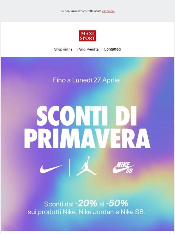 💣 Speciale Nike: gli sconti continuano!