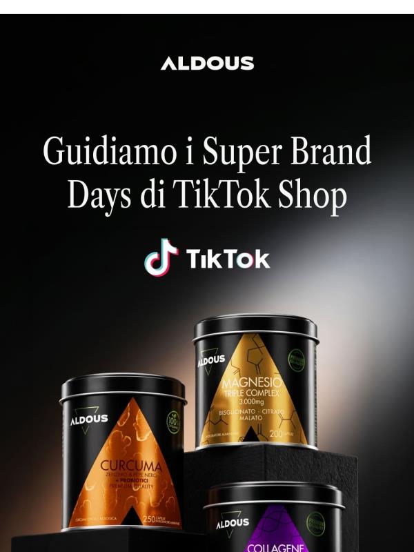 Il primo marchio a guidare i Super Brand Days di TikTok in Europa