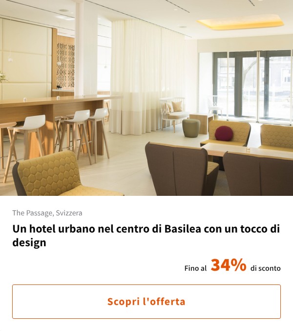 Un hotel urbano nel centro di Basilea con un tocco di design