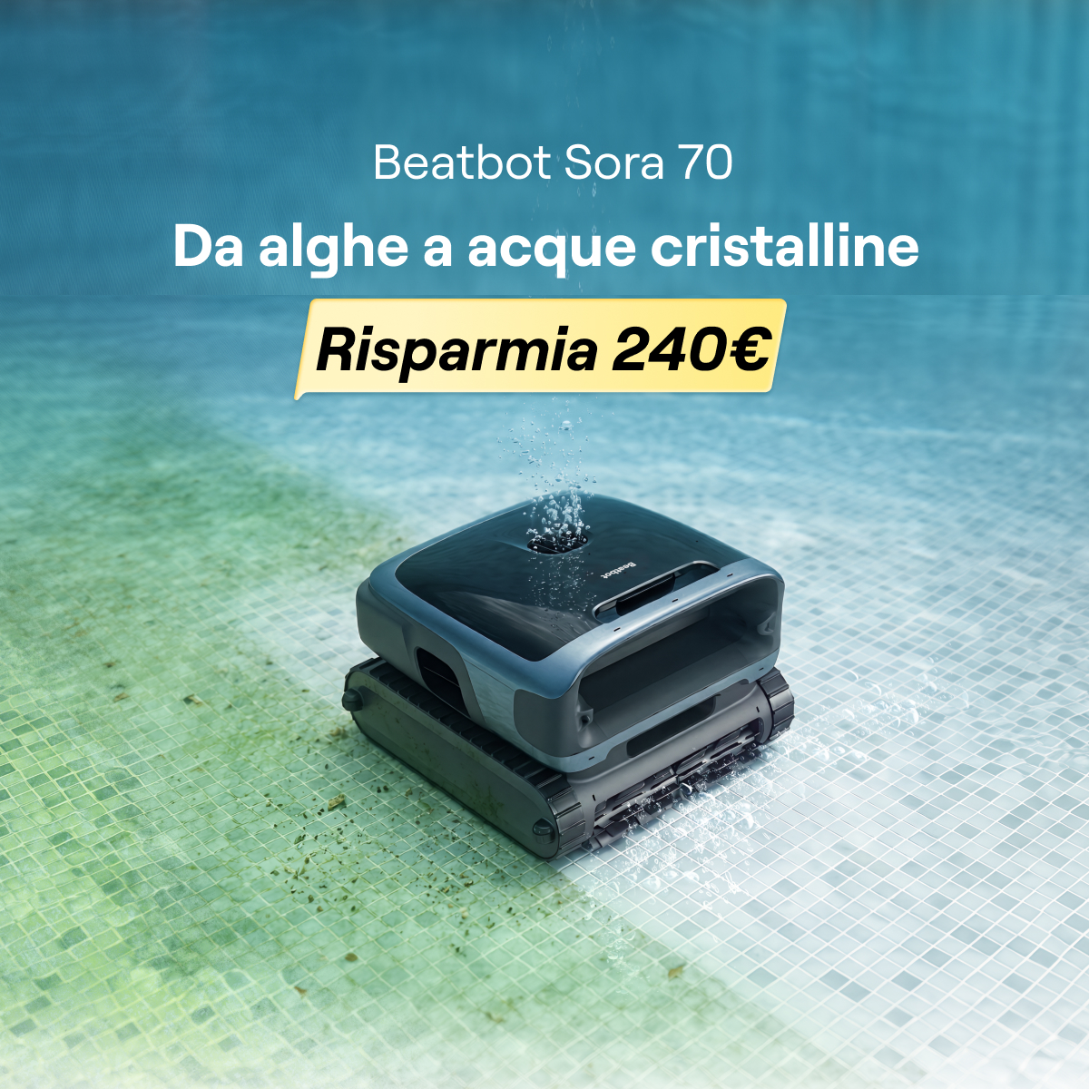 Beatbot Sora 70 è in vendita con uno sconto di 240 €.