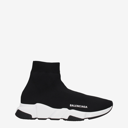 Balenciaga Sneakers Men Fabric Black/White