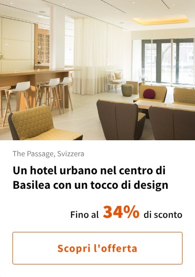 Un hotel urbano nel centro di Basilea con un tocco di design