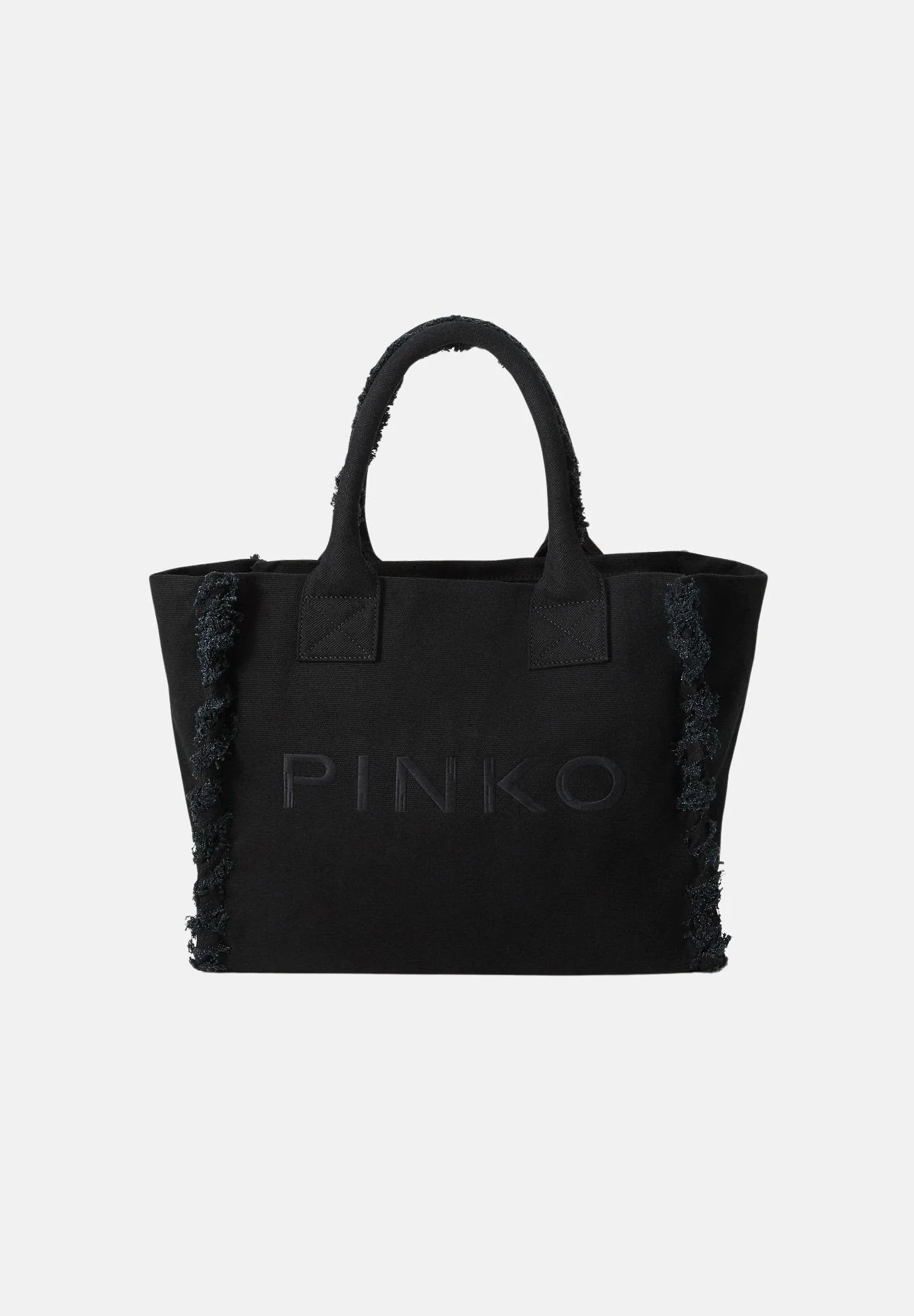 Image of PINKO Shopper Beach nera da donna