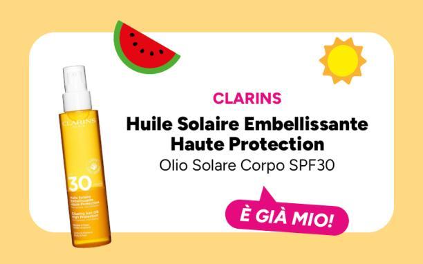 BNN - Clarins Huile Solaire Embellissante Haute Protection