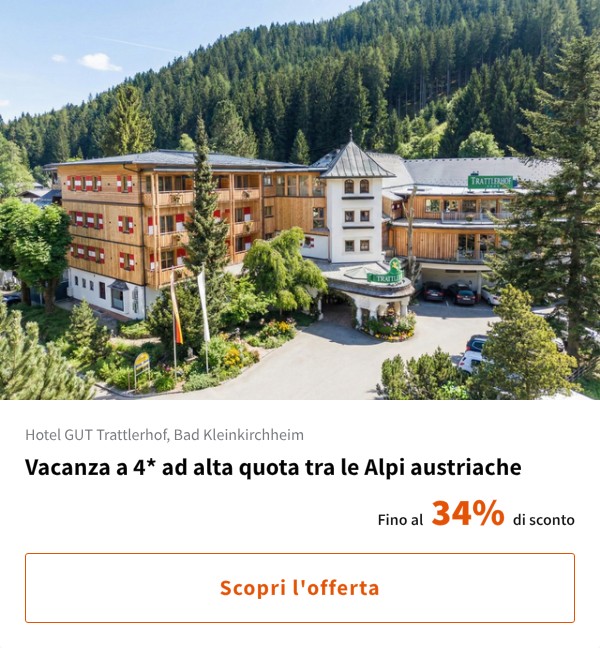 Vacanza a 4* ad alta quota tra le Alpi austriache