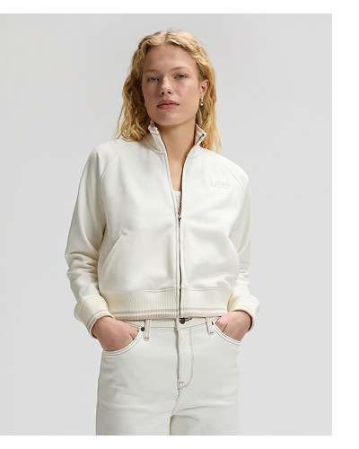 Relaxed Zip Up Sweatshirt