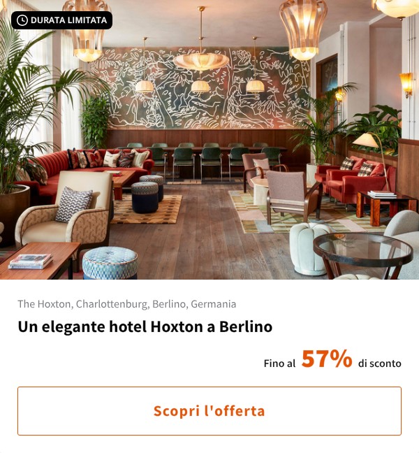 Un elegante hotel Hoxton a Berlino