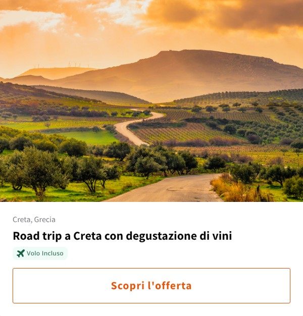 Road trip a Creta con degustazione di vini