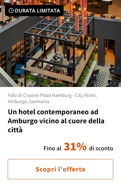 Un hotel contemporaneo ad Amburgo vicino al cuore della città