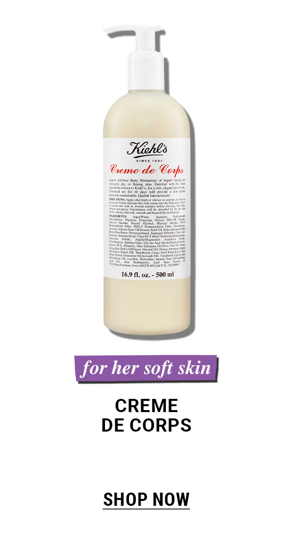 for her soft skin