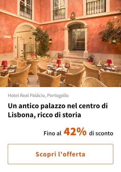 Un antico palazzo nel centro di Lisbona, ricco di storia