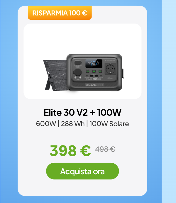 BLUETTI Elite 30 V2+100W