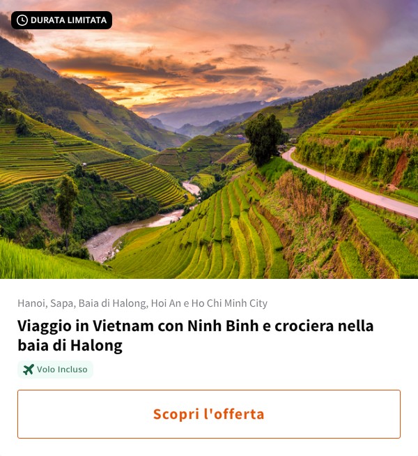 Viaggio in Vietnam con Ninh Binh e crociera nella baia di Halong
