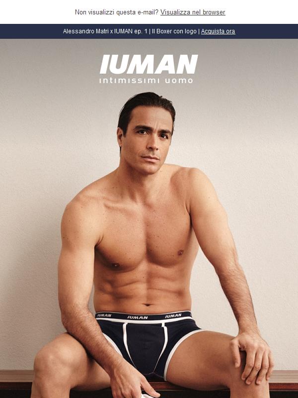 Matri x IUMAN ep. 1 | Il Boxer con Logo a 9,90€