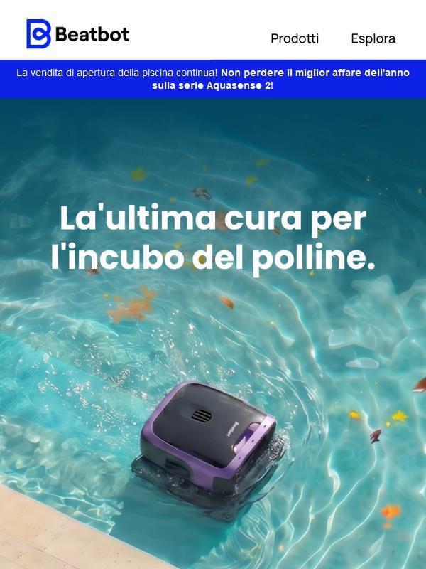La stagione di polline ha trovato il suo match.