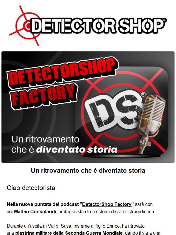 Un ritrovamento che diventa storia