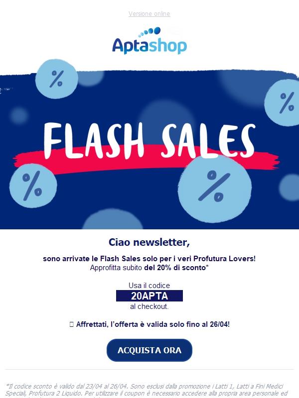 ⚡Profutura Lover? 20% di sconto per te