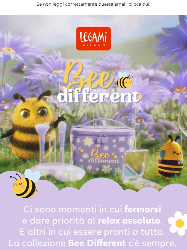 Bee Different con le nuove trousse e mascherine 🐝🌸