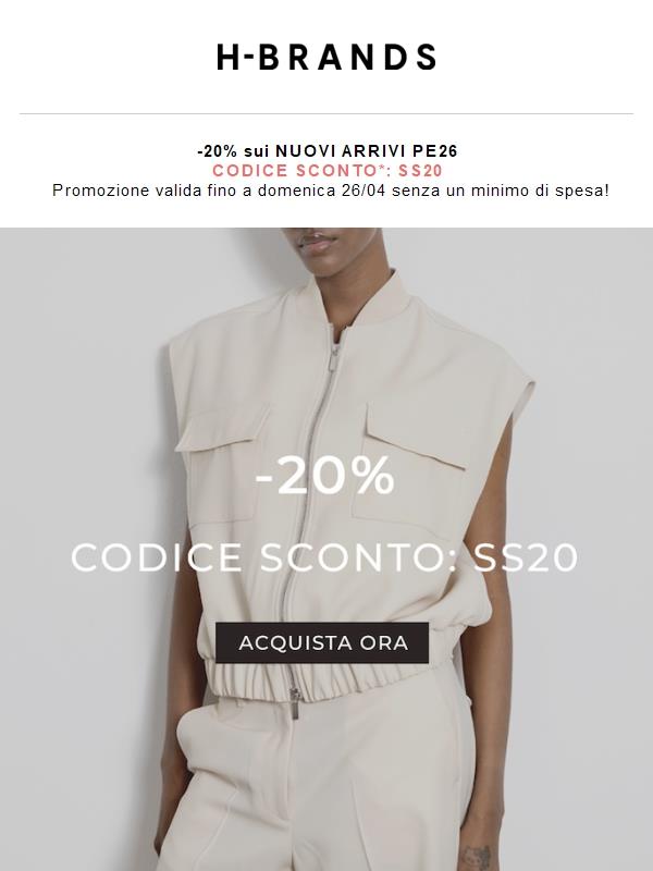 -20% PE26 fino a domenica ⏰