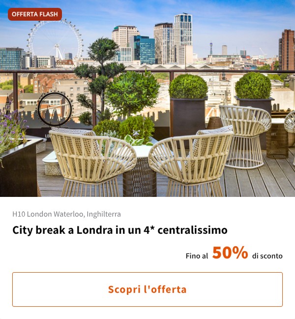 City break a Londra in un 4* centralissimo