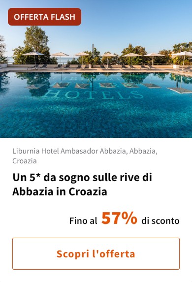 Un 5* da sogno sulle rive di Abbazia in Croazia