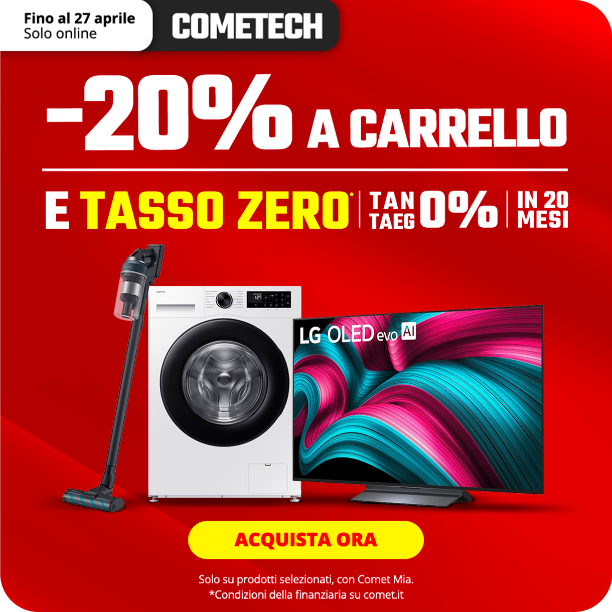 Cometech -20% a carrello