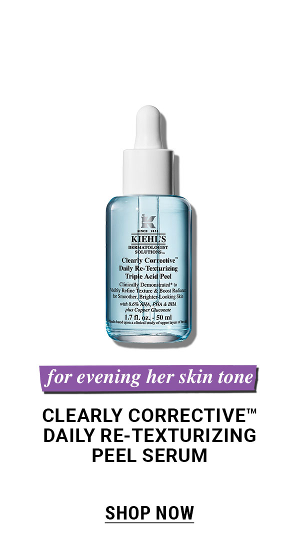 for evening her skin tone