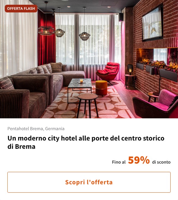 Un moderno city hotel alle porte del centro storico di Brema