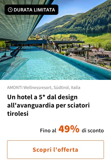 Un hotel a 5* dal design all'avanguardia per sciatori tirolesi