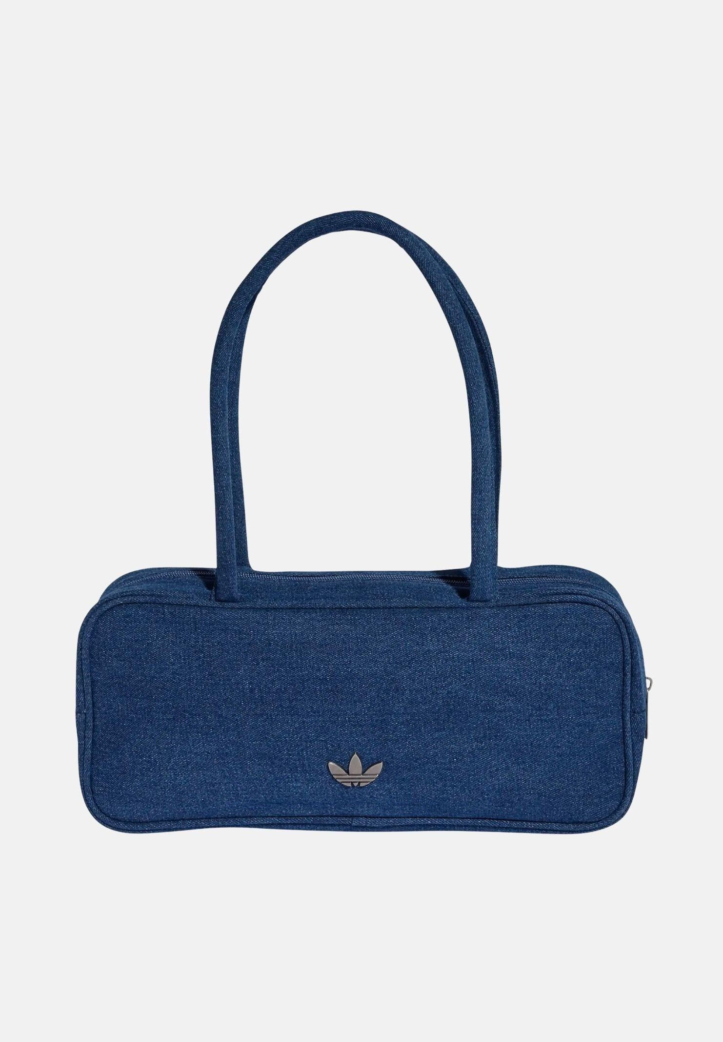 Image of ADIDAS ORIGINALS Borsa a spalla ADICOLOR AIRLINER in denim medio da donna