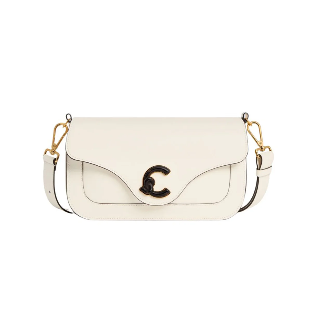 Coccinelle C-Me Calf Borsa in Pelle Pearl