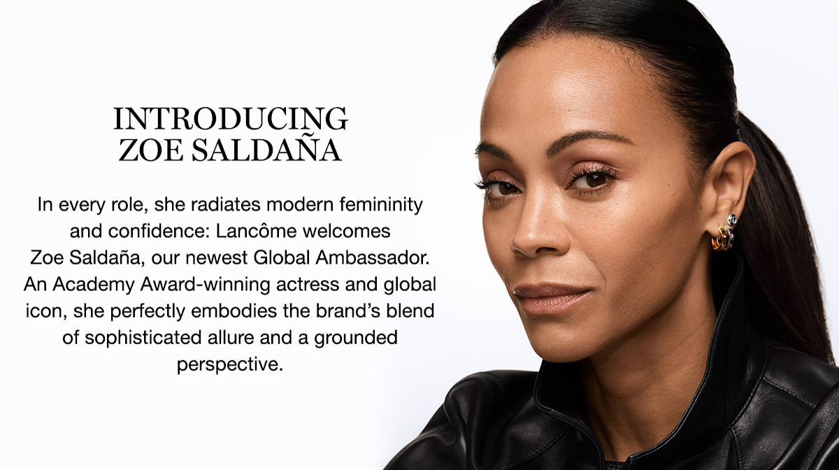 INTRODUCING ZOE SALDANA