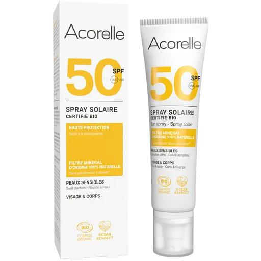 Acorelle Spray Solare Senza Profumo SPF 50