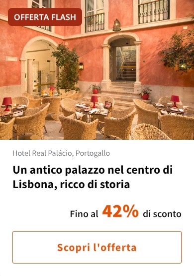 Un antico palazzo nel centro di Lisbona, ricco di storia