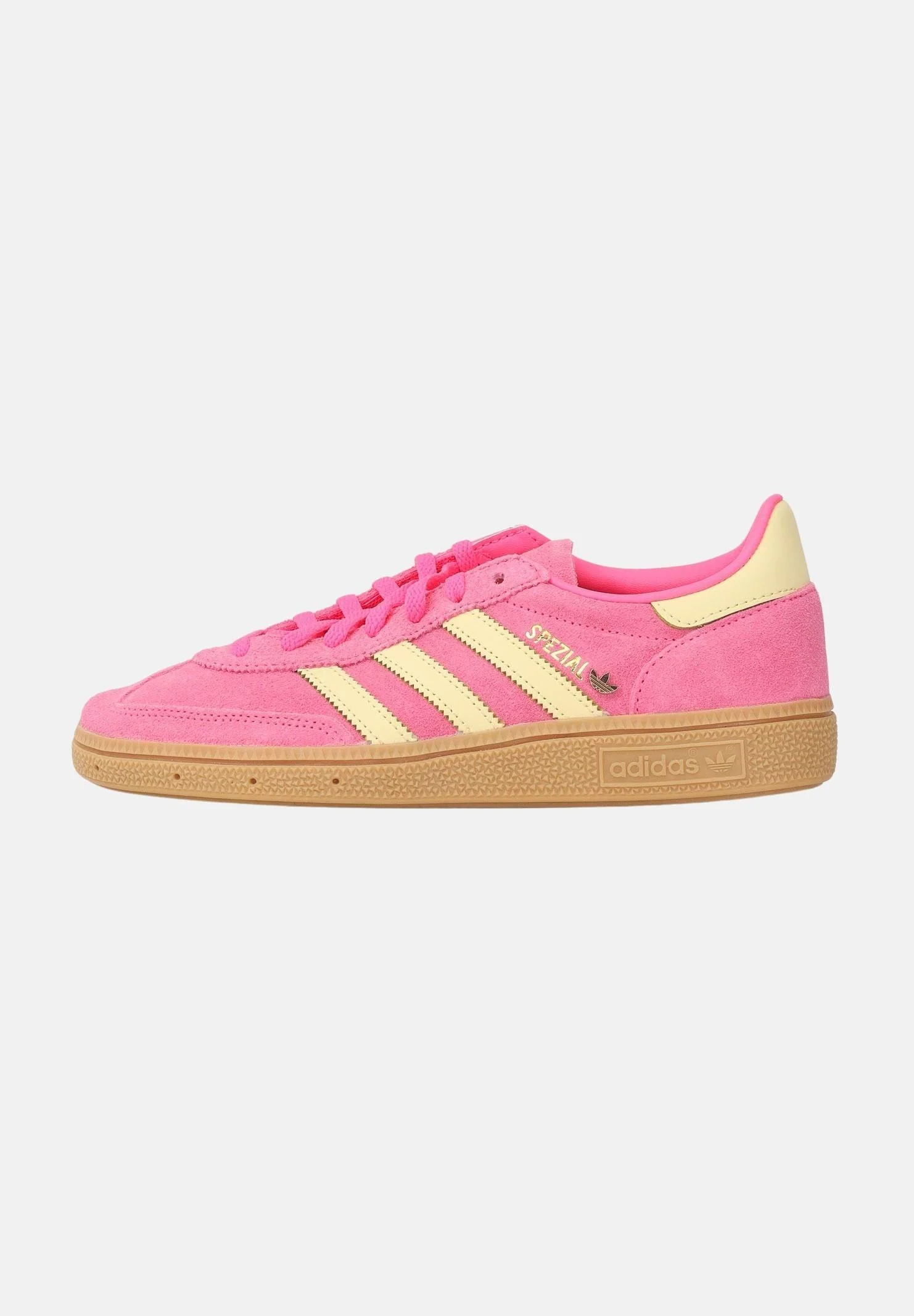 Image of ADIDAS ORIGINALS Sneakers HANDBALL SPEZIAL rosa e gialle da donna