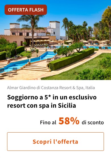 Soggiorno a 5* in un esclusivo resort con spa in Sicilia
