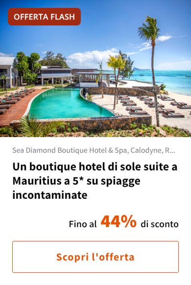 Un boutique hotel di sole suite a Mauritius a 5* su spiagge incontaminate