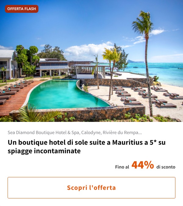Un boutique hotel di sole suite a Mauritius a 5* su spiagge incontaminate