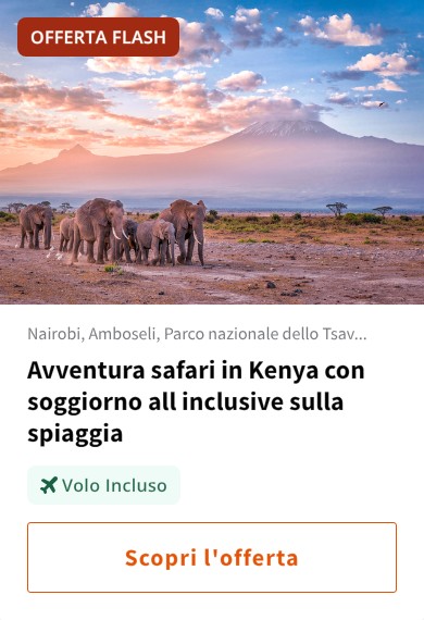 Avventura safari in Kenya con soggiorno all inclusive sulla spiaggia